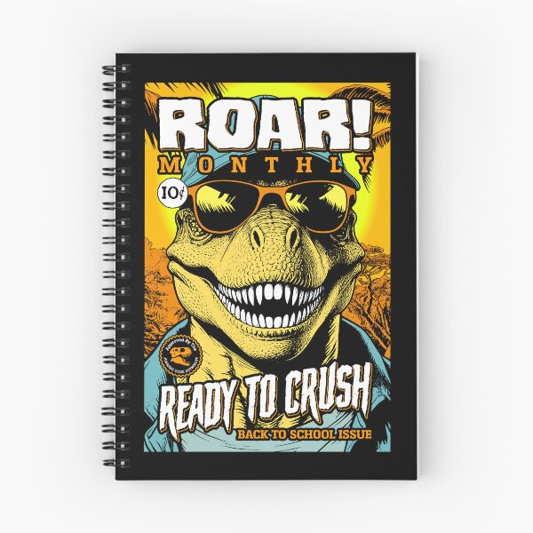 Item preview, Back To School Dinosaur Funny T-Rex Roar Crush Magazine designed and sold by GrandeDuc.