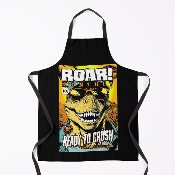 Item preview, Back To School Dinosaur Funny T-Rex Roar Crush Magazine designed and sold by GrandeDuc.
