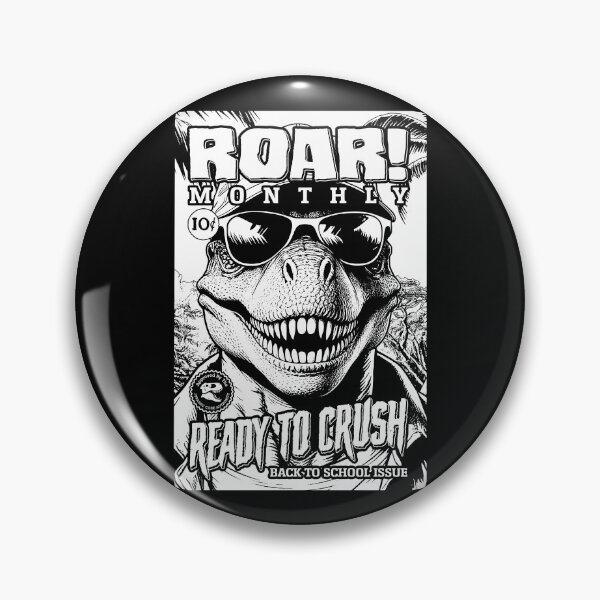 Item preview, Back To School Dinosaur Funny T-Rex Roar Crush Magazine designed and sold by GrandeDuc.
