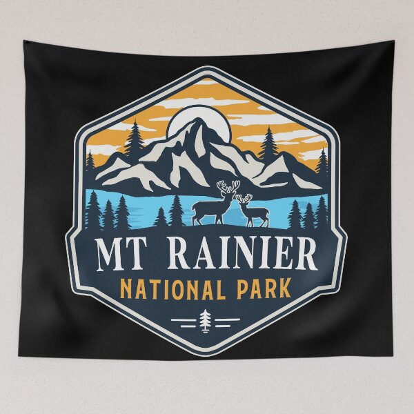 Item preview,  Mount Rainier National Park designed and sold by graphic-map.
