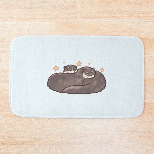 Item preview, Cute otters illustration  designed and sold by Artofmayara.