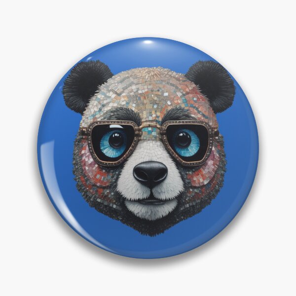 Artikelvorschau, Cooler Mosaik-Panda mit Brille entworfen und verkauft von pUNKnown.