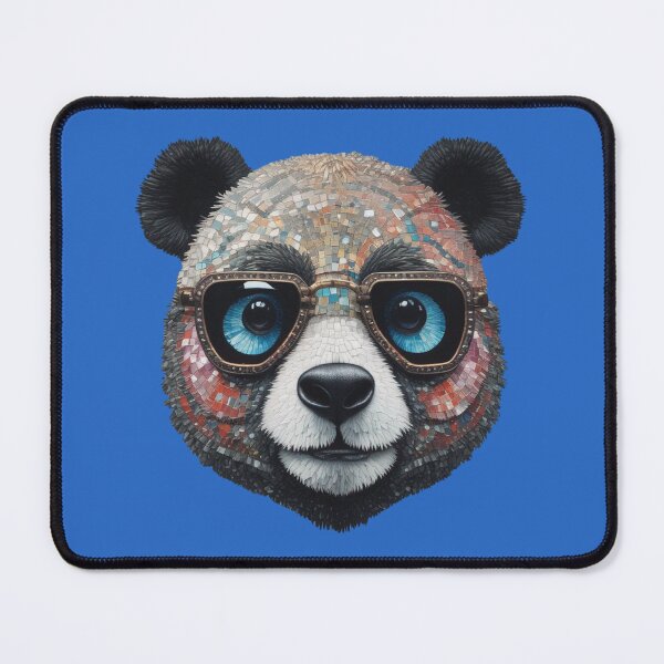 Item preview, Cool Mosaic Panda With Glasses designed and sold by pUNKnown.