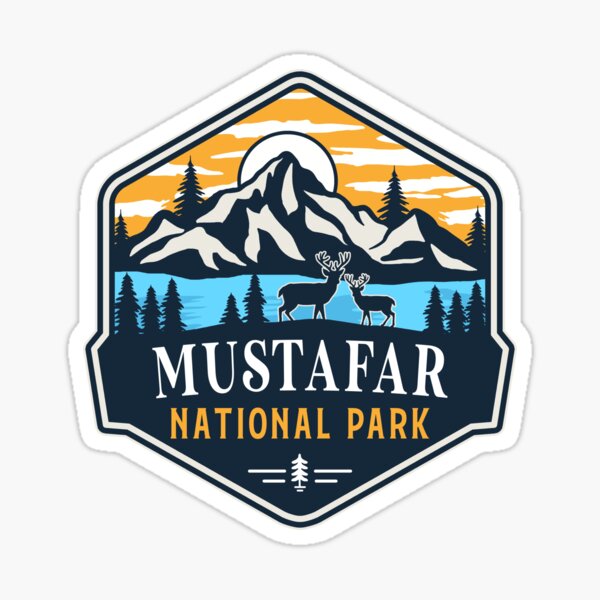 Item preview, Mustafar National Park designed and sold by graphic-map.