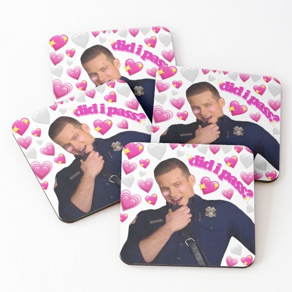 Item preview, "did i pass?" buck hearts meme designed and sold by Sunny's Delights.