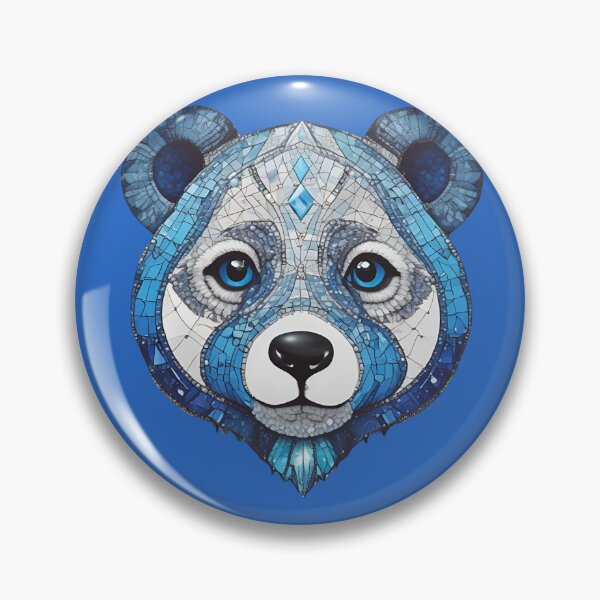 Item preview, Blue Mosaic Panda designed and sold by pUNKnown.
