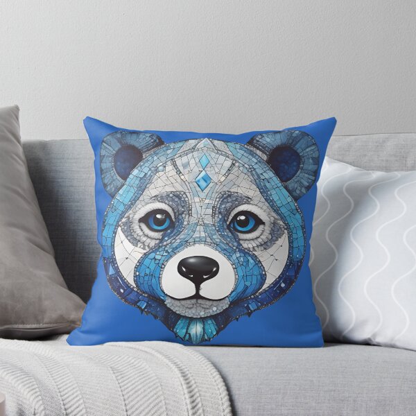 Artikelvorschau, Blauer Mosaik-Panda entworfen und verkauft von pUNKnown.
