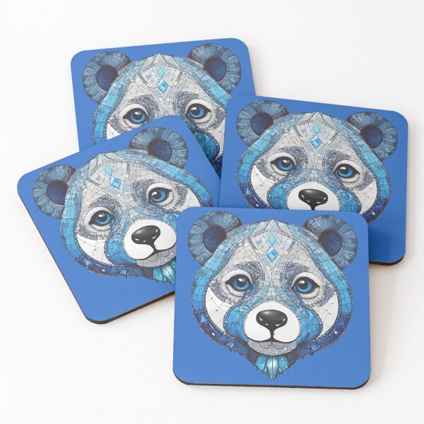 Item preview, Blue Mosaic Panda designed and sold by pUNKnown.