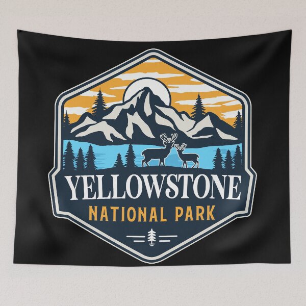 Item preview, Yellowstone National Park designed and sold by graphic-map.