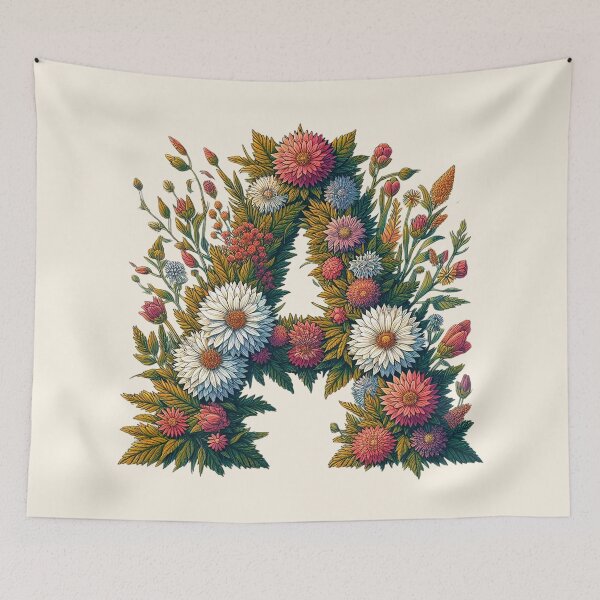 Item preview, Blooming Letter A designed and sold by zzz888.