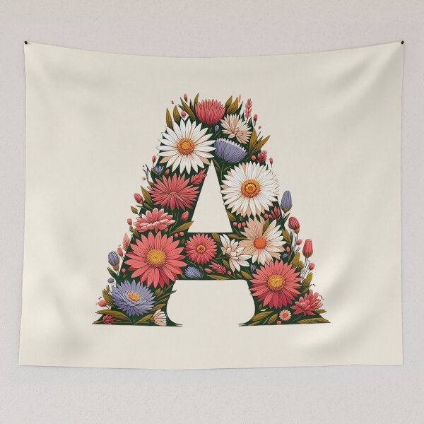 Item preview, Blooming Letter A designed and sold by zzz888.