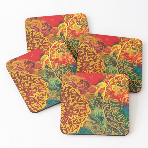 Item preview, India flower design mandala  designed and sold by Taniahshop.