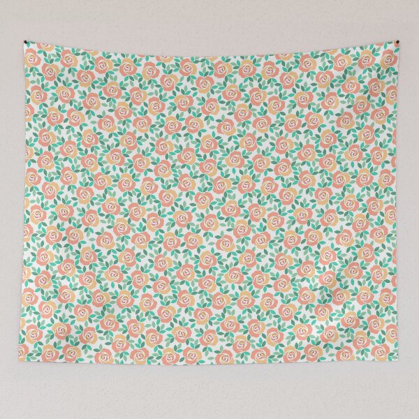 Item preview, Small rose, Light orange on a white background designed and sold by Alex  Blud.