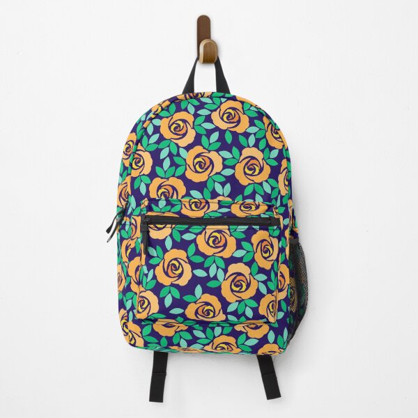 Item preview, Small rose, Light orange on a Navy blue background designed and sold by Alex Blud.