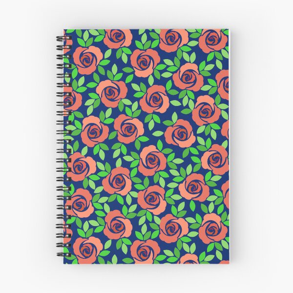 Item preview, Small rose, Terracotta on a Navy blue background designed and sold by Alex  Blud.