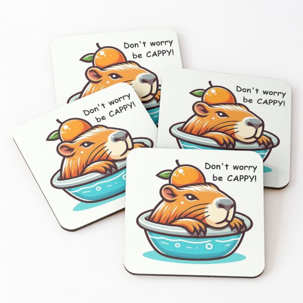 Item preview, Capybara capy Don't worry  designed and sold by Agatson.