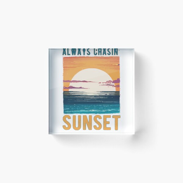 Item preview, Always chasing sunset summer beach designed and sold by wildTrack---.