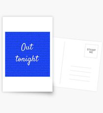 Out Tonight Postcards
