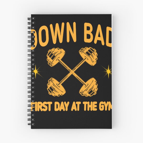 Item preview, Down bad first day at the gym, fitness  designed and sold by Abibless1998.