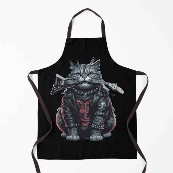 Item preview, Rock Cat with Guitar - Music Rebellion designed and sold by MegaKicia.