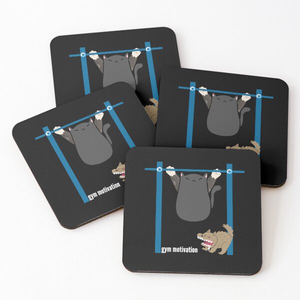 Item preview, The cat has motivation to exercise. Bad dog! designed and sold by Slavic-Design.