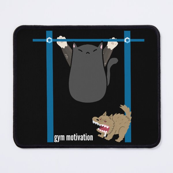 Item preview, The cat has motivation to exercise. Bad dog! designed and sold by Slavic-Design.