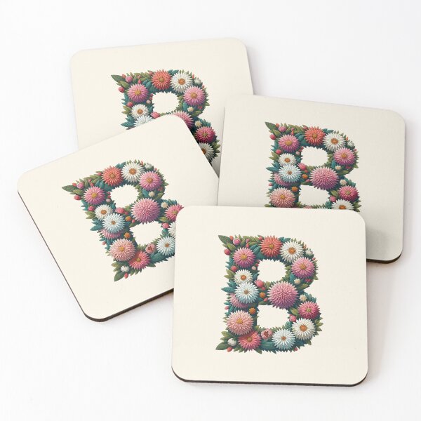 Item preview, Floral Letter B designed and sold by zzz888.