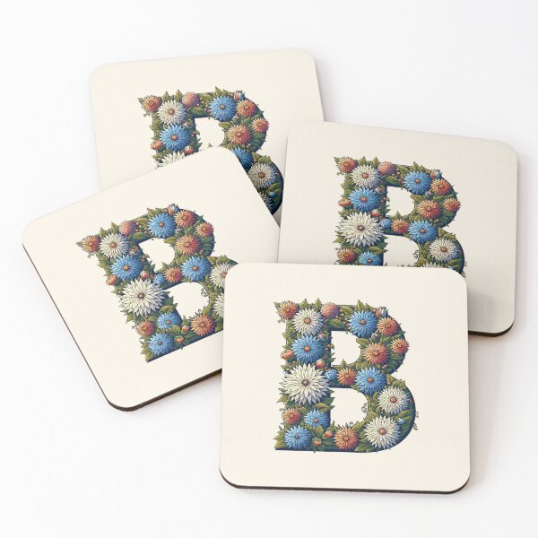 Item preview, Floral Letter B designed and sold by zzz888.