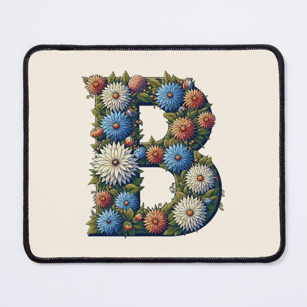 Item preview, Floral Letter B designed and sold by zzz888.