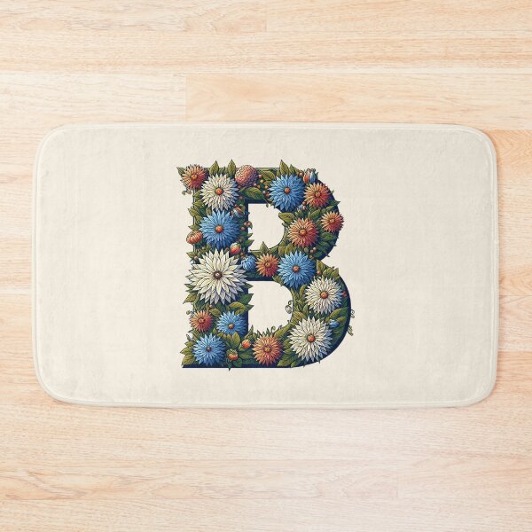 Item preview, Floral Letter B designed and sold by zzz888.