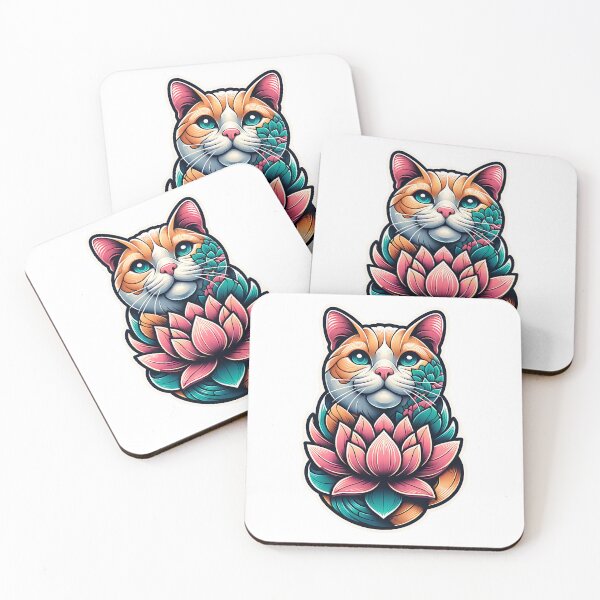 Item preview, lotus cat designed and sold by 0penvimark.