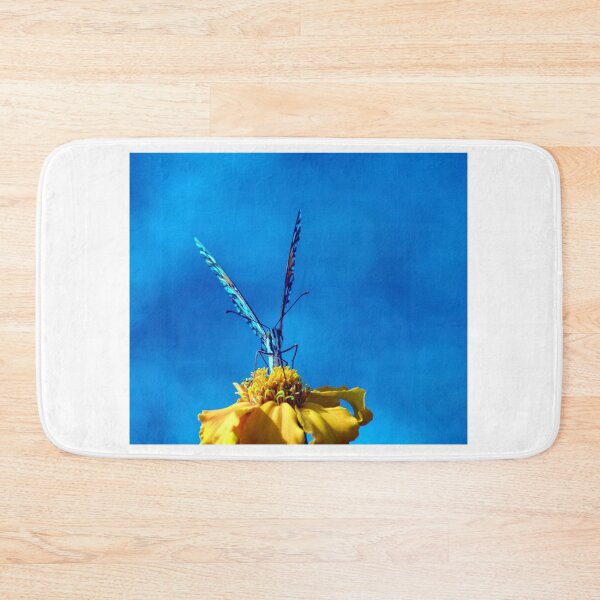Item preview, Gulf Fritilarry Butterfly and Yellow Zinnia  designed and sold by MercerImages.