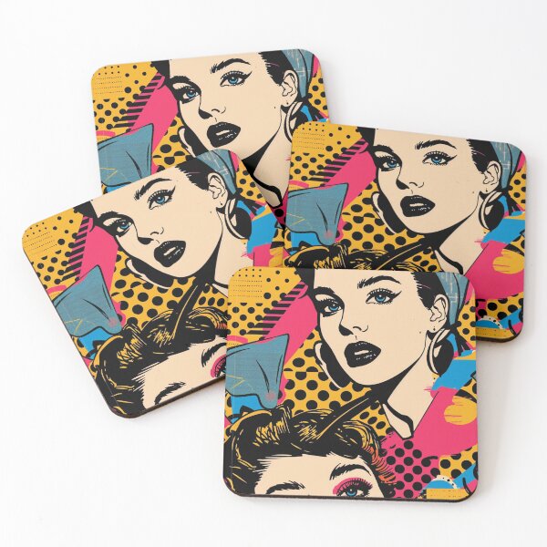 Item preview, 80s pop culture pattern designed and sold by FamousArtDesign.