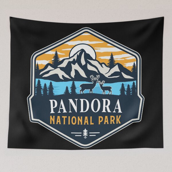 Item preview, Pandora National Park designed and sold by graphic-map.