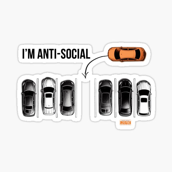 Parking - forward in Sticker