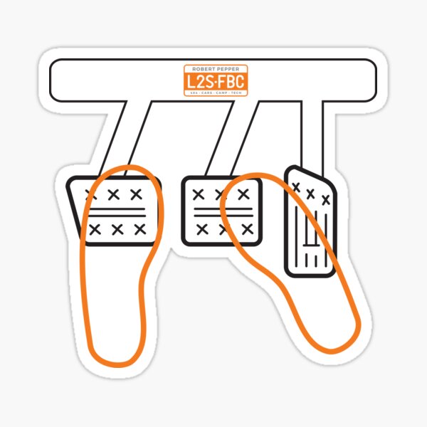 Mechanical Sympathy - Heel & Toe Shifting - plain Sticker