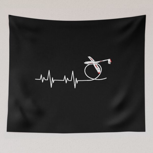 Item preview, Funny Aerobatics heartbeat stunt flying loop airshow lover designed and sold by Artstastic.