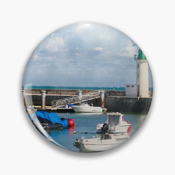 Item preview, View on Phare de la Flotte in watercolor designed and sold by FotoMahieu.