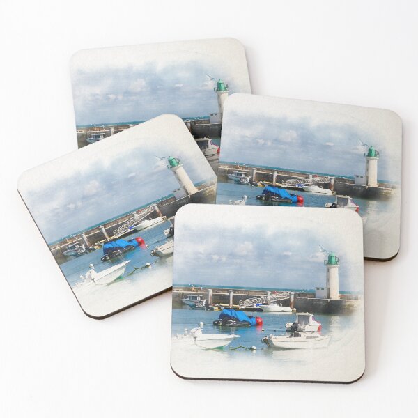 Item preview, View on Phare de la Flotte in watercolor designed and sold by FotoMahieu.