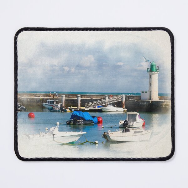 Item preview, View on Phare de la Flotte in watercolor designed and sold by FotoMahieu.