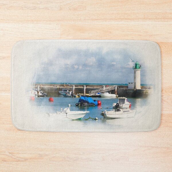 Item preview, View on Phare de la Flotte in watercolor designed and sold by FotoMahieu.