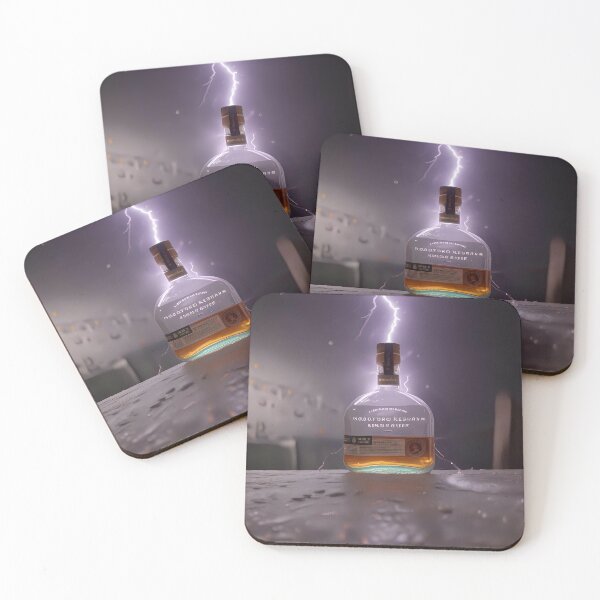 Item preview, Alcohol bottle, digital art, lightning  designed and sold by Nomad-Maynard.