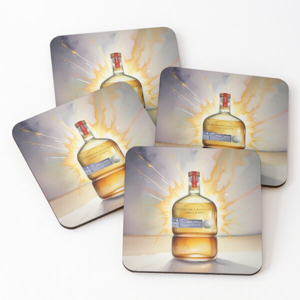 Item preview, Alcohol bottle, digital art, lightning  designed and sold by Nomad-Maynard.