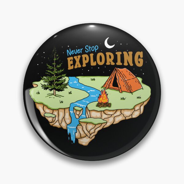 Item preview, Never Stop Exploring designed and sold by ethnicdrawing.
