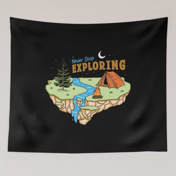 Item preview, Never Stop Exploring designed and sold by ethnicdrawing.
