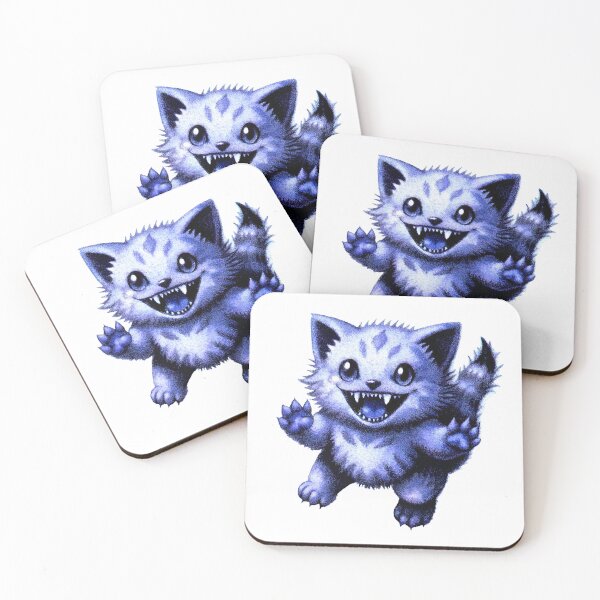 Item preview, Cute kitten with sharp teeth designed and sold by Izhevsky.