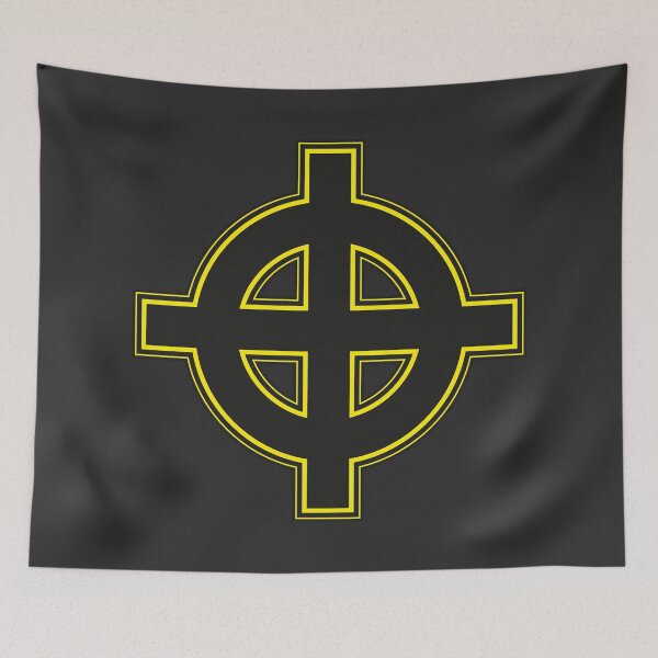 Item preview, Celtic Cross - Graphic Symbol yellow designed and sold by voluspa-design.