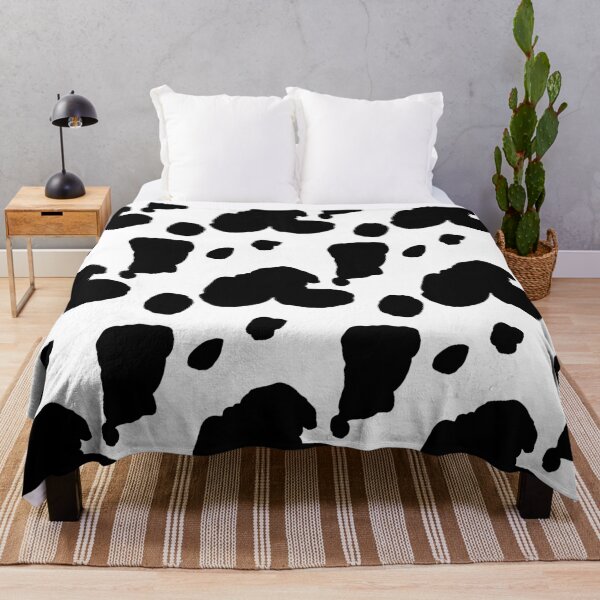 Item preview, Seamless repeating pattern of cow skin. Black and White designed and sold by by Mònica Roca.