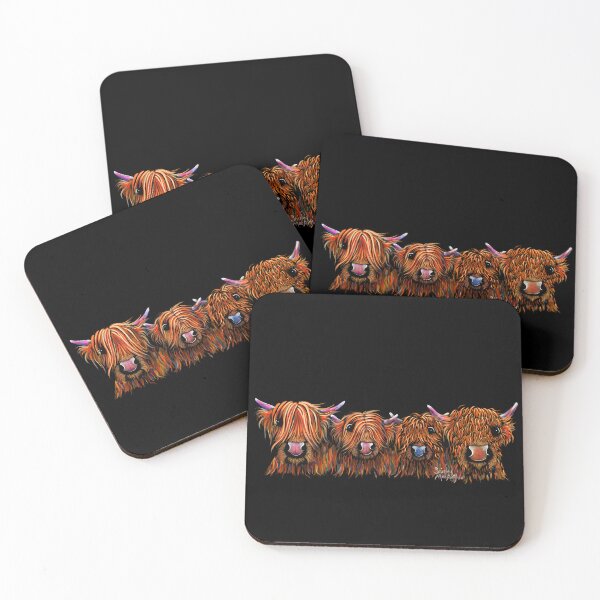 Item preview, HiGHLaND CoW PRiNT SCoTTiSH ' THe GiNGeR NuTS ' BY SHiRLeY MacARTHuR designed and sold by Shirley MacArthur Art.