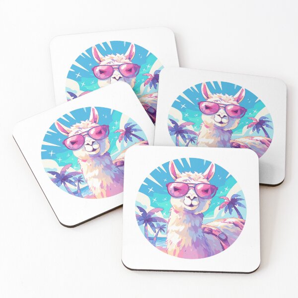 Item preview, Lama at a beach // Cool Lama // Cool Animal // Beach // Chill out // Llama designed and sold by SMARTKIT  DESIGNAGENCY.